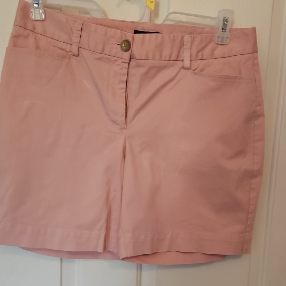 Lands End Pink Cotton Shorts Size 10